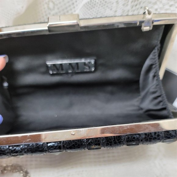 MMS Design Studio Rhinestone Purse Clutch NWT - Picture 5 of 7